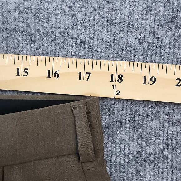 Brooks Brothers Pants Mens 36R (35x30) Brown 100% Wool Pleated Brooksease Casual - Picture 6 of 16